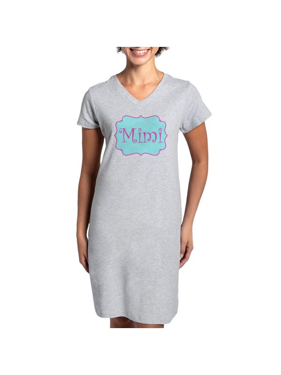 - Mimi In Hot Pink And Blue - Women's Nightshirt