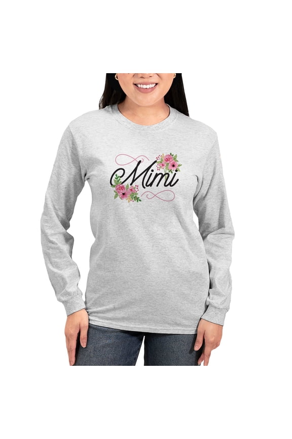 - Mimi Long Sleeve T Shirt - Women's Long Sleeve Graphic Casual T-Shirt