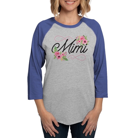 CafePress - Mimi Long Sleeve T Shirt - Womens Baseball Tee