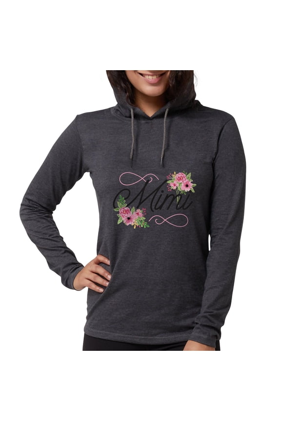 - Mimi Long Sleeve T Shirt - Womens Hooded Shirt