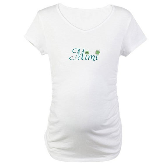 CafePress - Mimi Maternity T Shirt - Cotton Maternity T-shirt, Cute & Funny Pregnancy Tee