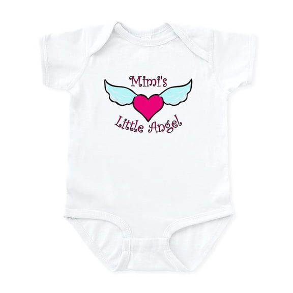 CafePress - Mimi's Little Angel Infant Bodysuit - Baby Light Bodysuit, Size Newborn - 24 Months