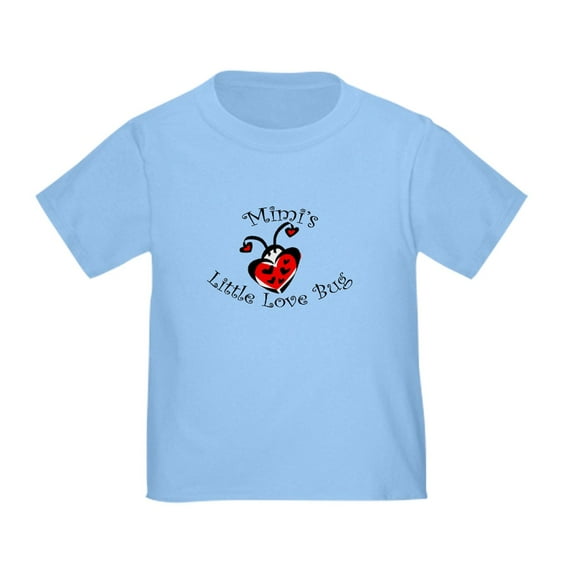 CafePress - Mimi's Love Bug Ladybug Toddler T Shirt - Cute Toddler T-Shirt, 100% Cotton