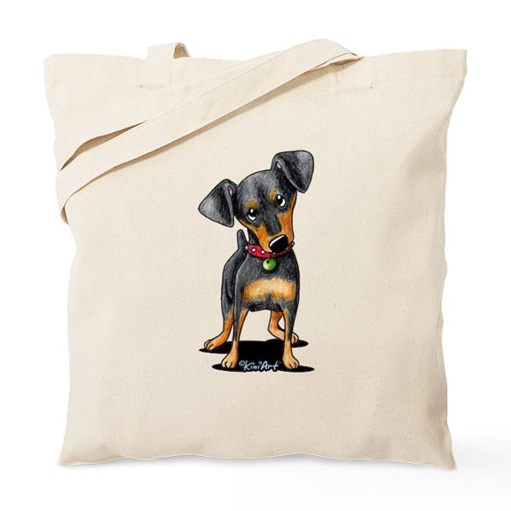 CafePress - Min Pin Tote Bag - Unisex Canvas Tote Bag, Beige, 1-Piece