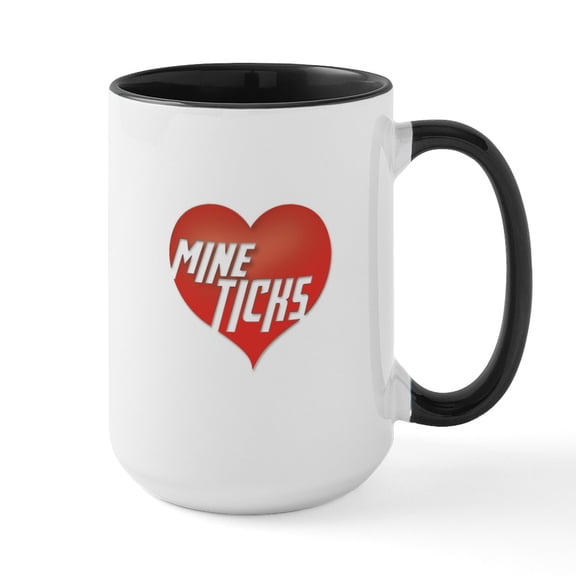 CafePress - Mineticks Large Mug - 15 oz Ceramic Large White Novelty Mug