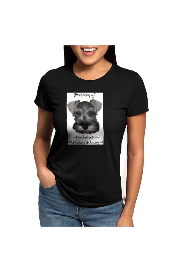- Mini Schnauzer Women's Deluxe T Shirt - Womens Tri-blend T-Shirt