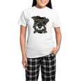thumbnail image 1 of CafePress - Mini Schnauzer Women's Light Pajamas - Women's Short Sleeve Print T-Shirt and Pants Light Cotton Pajama Set, 1 of 7