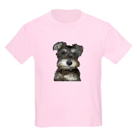 CafePress - Miniature Schnauzer Kids Light T Shirt - Light T-Shirt Kids XS-XL