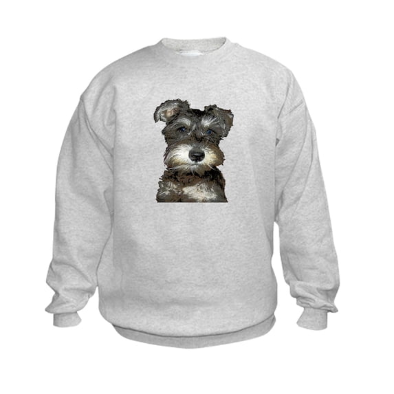 CafePress - Miniature Schnauzer Kids Sweatshirt - Kids Sweatshirt, Youth Crew Neck Sweatshirt