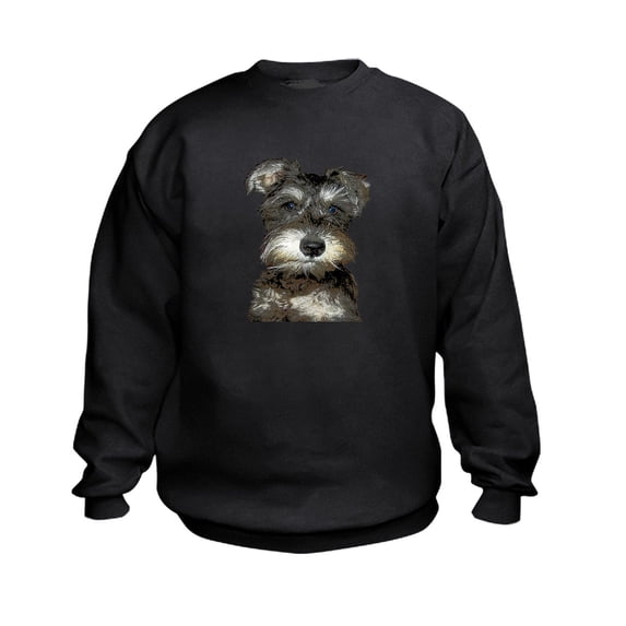 CafePress - Miniature Schnauzer Kids Sweatshirt - Kids Sweatshirt, Youth Crew Neck Sweatshirt