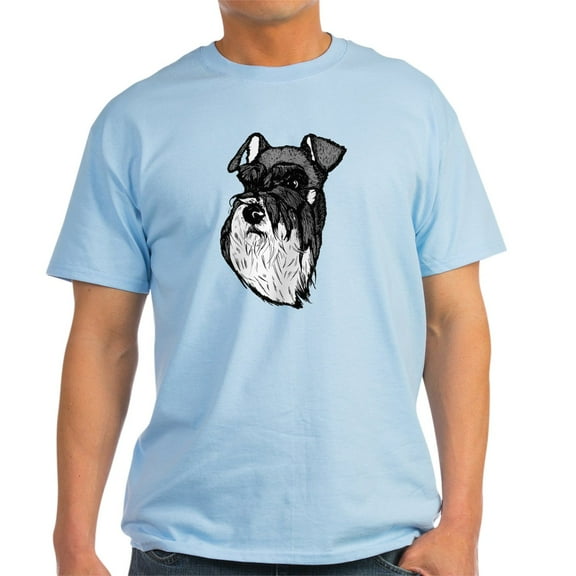 CafePress - Miniature Schnauzer Light T Shirt - Men's Classic Graphic T-Shirt