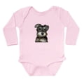 thumbnail image 1 of CafePress - Miniature Schnauzer Long Sleeve Infant Bodysuit - Long Sleeve Cotton Baby Bodysuit, 1 of 4