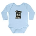 thumbnail image 1 of CafePress - Miniature Schnauzer Long Sleeve Infant Bodysuit - Long Sleeve Cotton Baby Bodysuit, 1 of 4