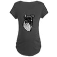 thumbnail image 1 of CafePress - Miniature Schnauzer Maternity Dark T Shirt - Maternity Dark T-Shirt, 1 of 3
