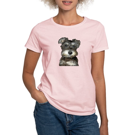 CafePress - Miniature Schnauzer Women's Light T Shirt - Women's Classic T-Shirt