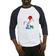 thumbnail image 1 of CafePress - Minimal Mountains Baseball Jersey - Cotton Baseball Jersey, 3/4 Raglan Sleeve Shirt, 1 of 4
