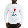 thumbnail image 1 of CafePress - Minimal Mountains Long Sleeve T Shirt - Unisex Cotton Long Sleeve T-Shirt, 1 of 4