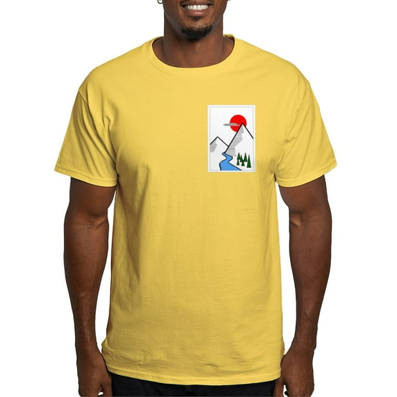 CafePress - Minimal Mountains Men's Value T Shirt - Men's Classic Graphic T-Shirt