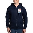 thumbnail image 1 of CafePress - Minimal Mountains Sweatshirt - Zip Hoodie, Classic Hooded Sweatshirt with Metal Zipper, 1 of 4