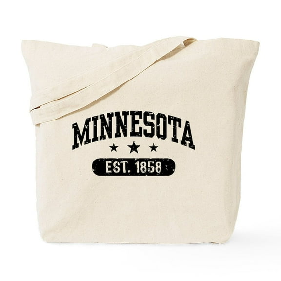 CafePress - Minnesota Est. 1858 Tote Bag - Unisex Canvas Tote Bag, Beige, 1-Piece