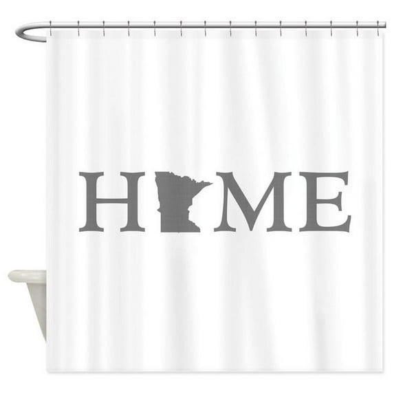CafePress - Minnesota Home - Unique Fabric Shower Curtain 70" x 72"