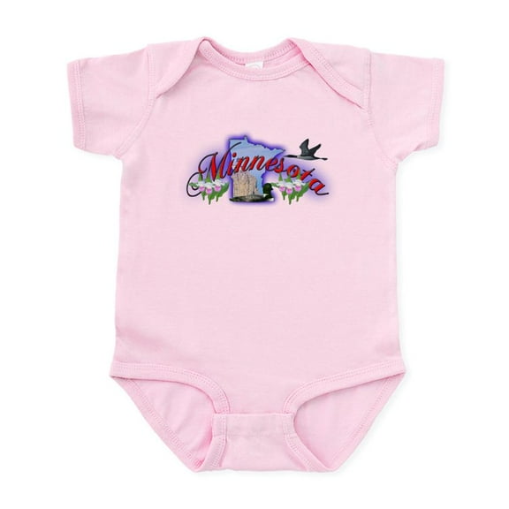 CafePress - Minnesota Infant Bodysuit - Baby Light Bodysuit