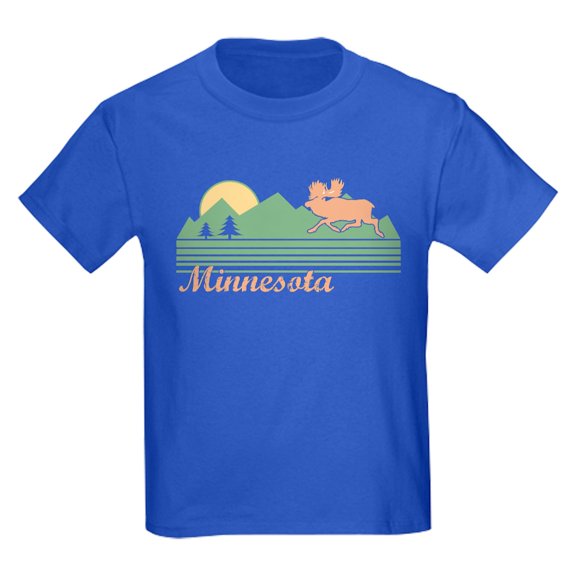 CafePress - Minnesota Moose Kids Dark T Shirt - Dark T-Shirt Kids XS-XL