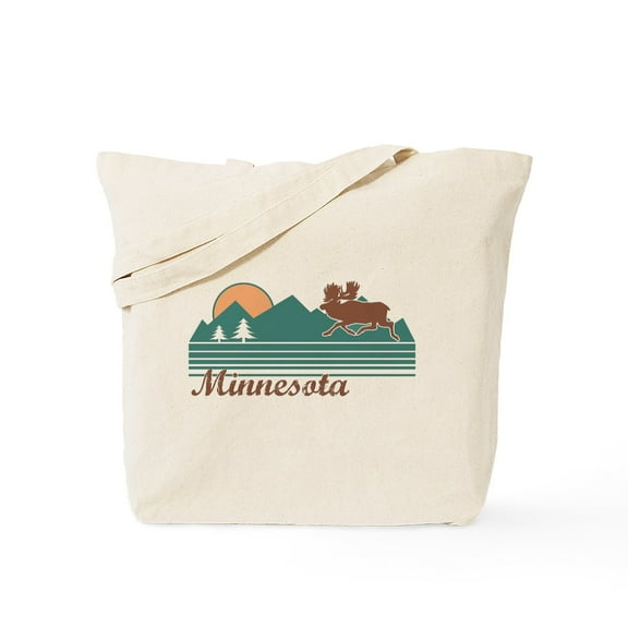 CafePress - Minnesota Moose Tote Bag - Unisex Canvas Tote Bag, Beige, 1-Piece