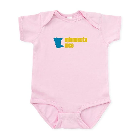 CafePress - Minnesota Nice Infant Bodysuit - Baby Light Bodysuit, Size Newborn - 24 Months