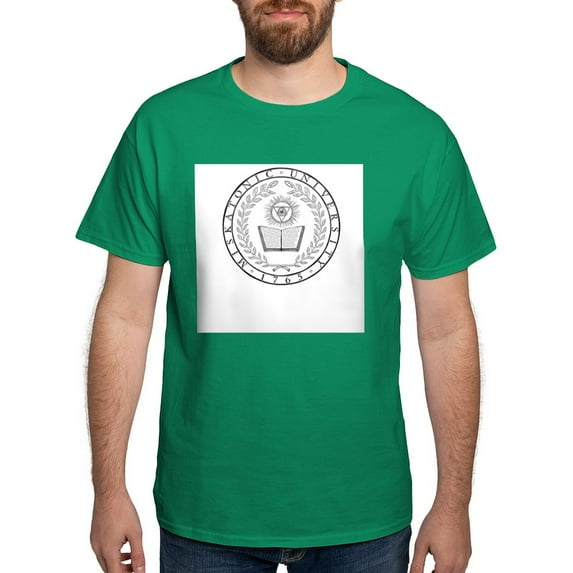 CafePress - Miskatonic_Seal_Shirt_01 (Light) T Shirt - Men's Classic Graphic Cotton T-Shirt