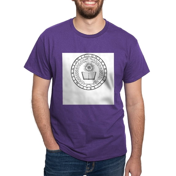 CafePress - Miskatonic_Seal_Shirt_01 (Light) T Shirt - Men's Classic Graphic Cotton T-Shirt