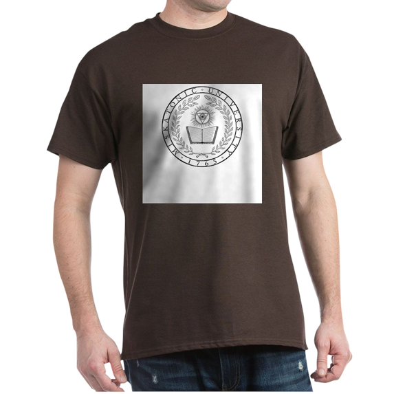 CafePress - Miskatonic_Seal_Shirt_01 (Light) T Shirt - Men's Classic Graphic Cotton T-Shirt