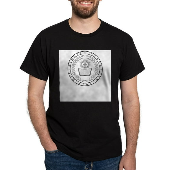 CafePress - Miskatonic_Seal_Shirt_01 (Light) T Shirt - Men's Classic Graphic Cotton T-Shirt