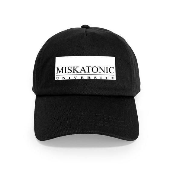 CafePress - Miskatonic University Cap (Tan) - Adjustable 100% Brushed Unisex Casual Cotton Baseball Cap, Beige, 1