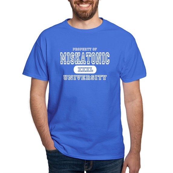 CafePress - Miskatonic University Dark T Shirt - Men's Classic Graphic Cotton T-Shirt