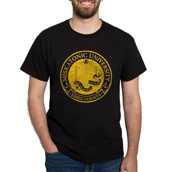 CafePress - Miskatonic University Dark T Shirt - Men's Classic Graphic Cotton T-Shirt