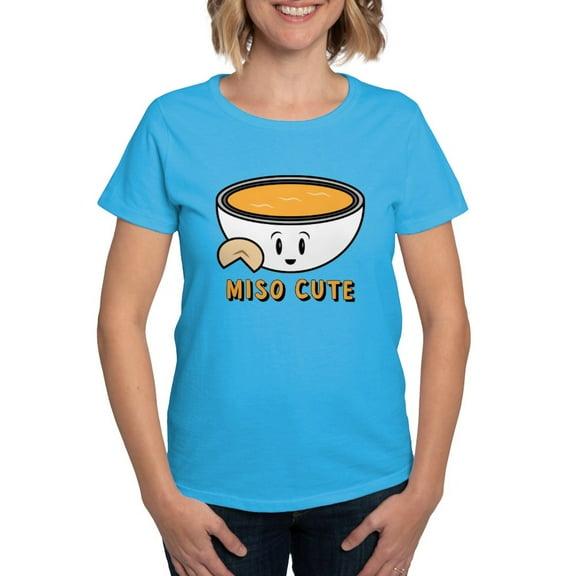 CafePress - Miso Cute Women's Classic T Shirt - Women's Traditional Fit Dark T-Shirt