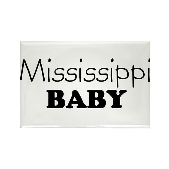 CafePress - Mississippi Baby - Rectangle Magnet, 2"x3" Refrigerator Magnet