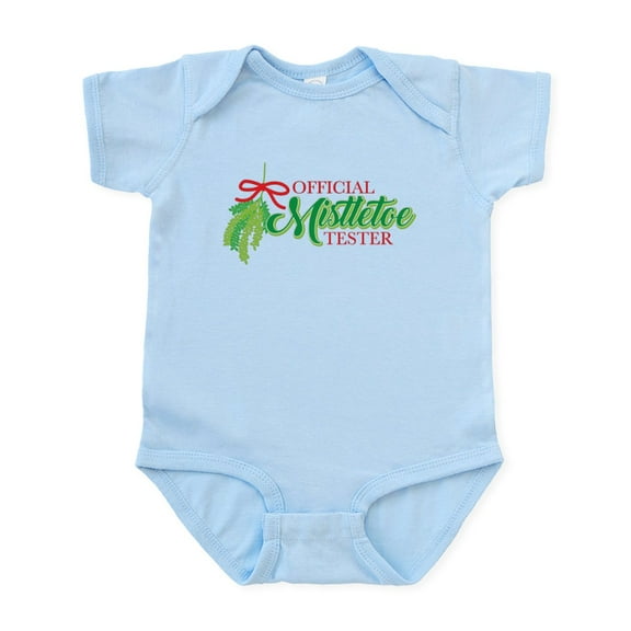 CafePress - Mistletoe Tester Infant Bodysuit - Baby Light Bodysuit, Size Newborn - 24 Months