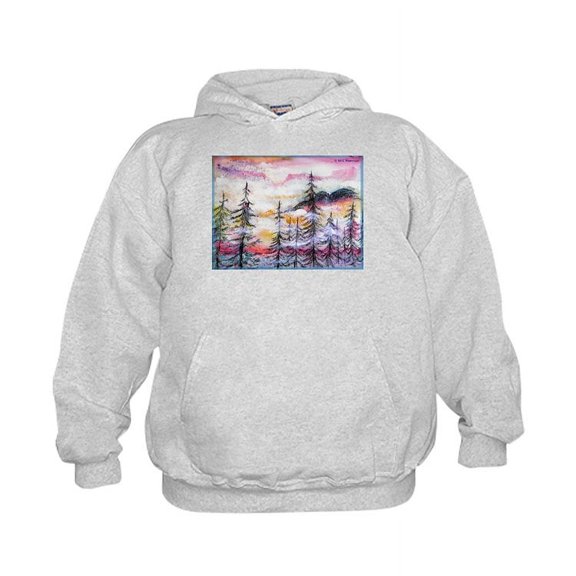 CafePress - Misty Mountains, Art, - Kids Hooded Sweatshirt, Classic Hoodie