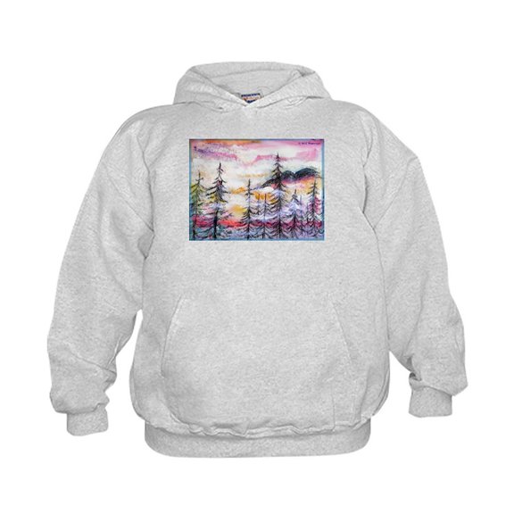 CafePress - Misty Mountains, Art, - Kids Hooded Sweatshirt, Classic Hoodie