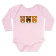 thumbnail image 1 of CafePress - Mix Pembroke Butts Body Suit - Long Sleeve Cotton Baby Bodysuit, 1 of 4