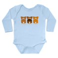 thumbnail image 1 of CafePress - Mix Pembroke Butts Body Suit - Long Sleeve Cotton Baby Bodysuit, 1 of 4