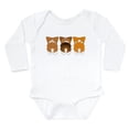 thumbnail image 1 of CafePress - Mix Pembroke Butts Body Suit - Long Sleeve Cotton Baby Bodysuit, 1 of 4