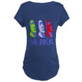 thumbnail image 1 of CafePress - Moai We Rock In Purple Maternity Dark T Shirt - Maternity Dark T-Shirt, 1 of 3