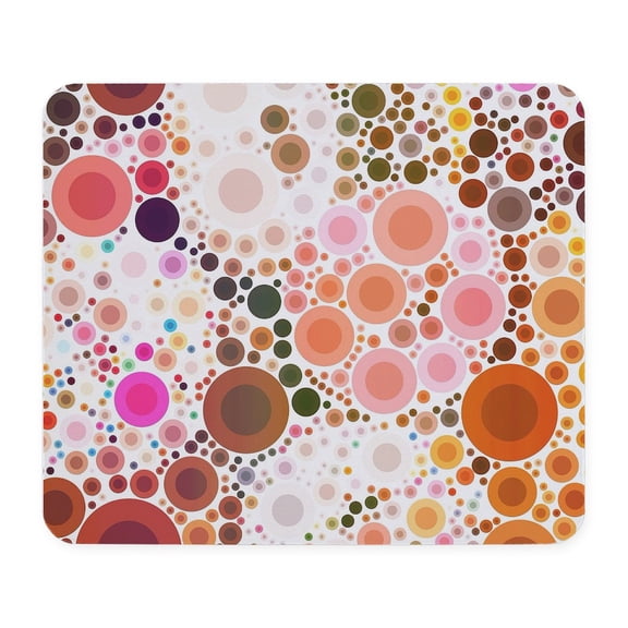 CafePress - Mod Circles Pattern Mousepad - Non-slip Rubber Mousepad, Gaming Mouse Pad