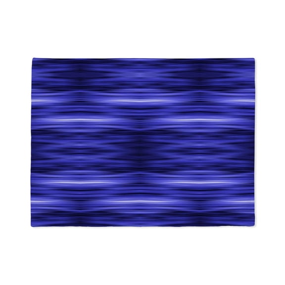 CafePress - Modern Abstract Blue Batik - Soft Fleece Throw Stadium Blanket, 30"x40"