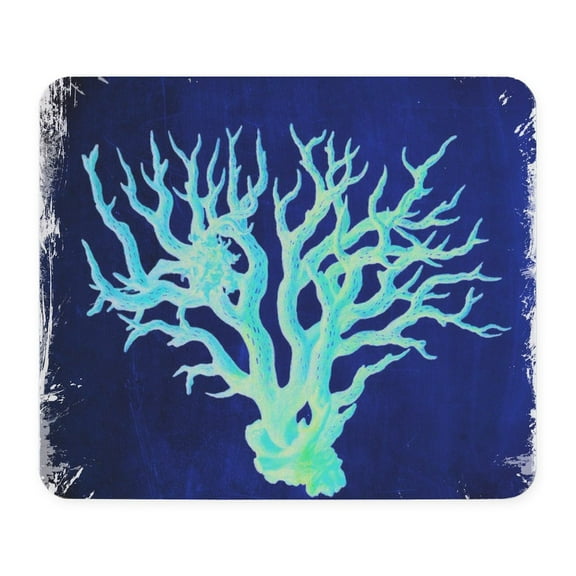 CafePress - Modern Beach Coral Mousepad - Non-slip Rubber Mousepad, Gaming Mouse Pad