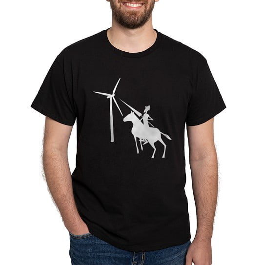 CafePress - Modern Don Quixote 2 T Shirt - Men's Classic Cotton T-Shirts