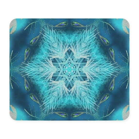 CafePress - Modern Teal Turquoise Pattern Mousepad - Non-slip Rubber Mousepad, Gaming Mouse Pad